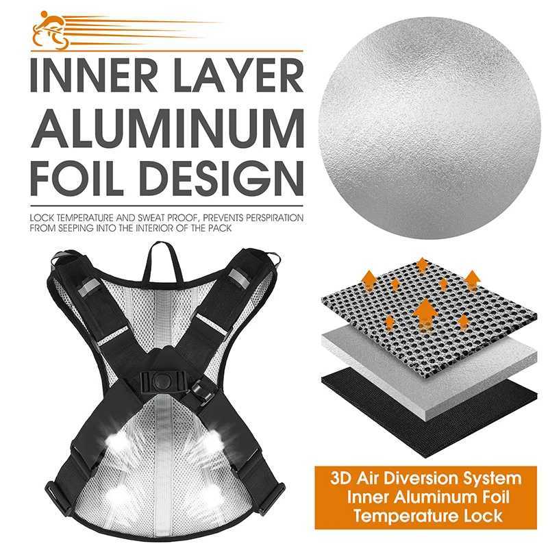 WEST BIKING 10L Ultralight Cycling Backpack Ergonomic Strap MTB Road Bicycle Bag With Water Bag Outdoor Hiking Climbing Bag H251029