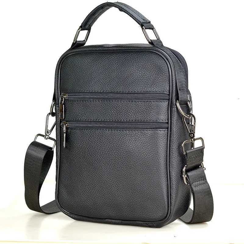 Fi Genuine Leather Shoder Bag for Men Real Leather Handbags Mens Casual Off Messenger Bags M Casual Crossbody Bag Y251011