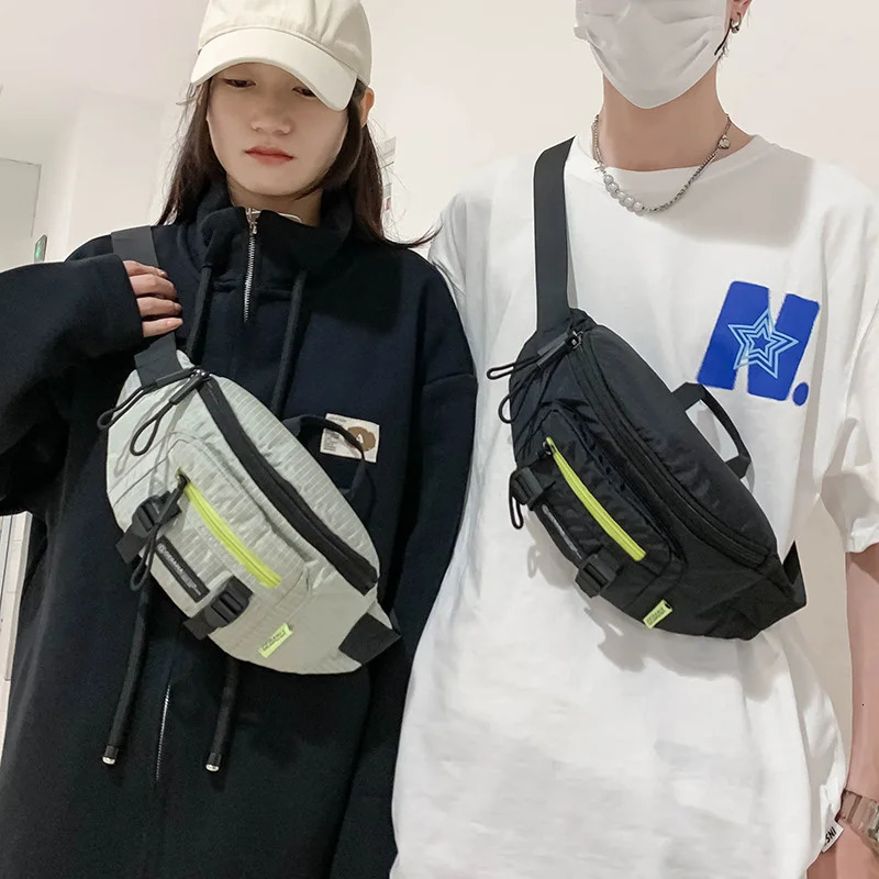 Multifunction Waterproof Hip Hop Waist Bag Men Women Hip Hop Techwear Chest Bag Motorcycle Casual Sport Crossbody Bag 251030
