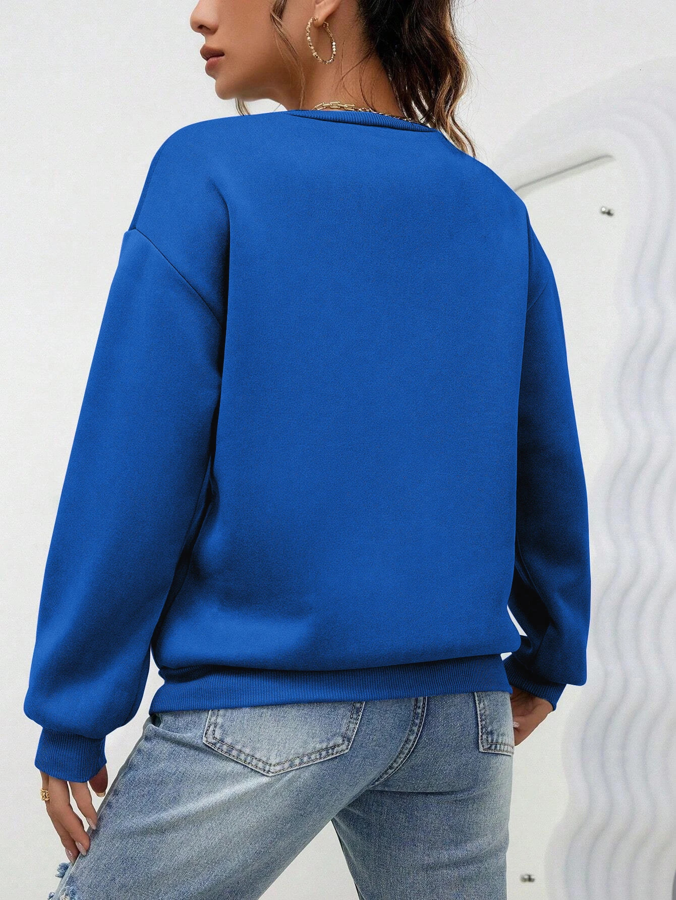 Solid Color Multicolor Woman Hoodie Casual Comfortable Clothing Loose Trendy Sweatshirt Autumn Crewneck Female Pullovers 251030