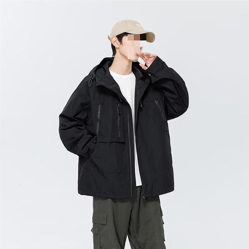 Outdoor Jacket 2025 Autumn Winter New Trendy Brand Men Loose Workwear Windproof Waterproof Jacket Designer Coat Couple Coat