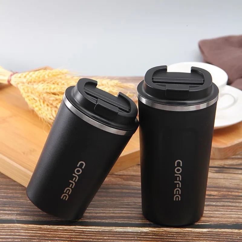 380510ML Travel Stainless Steel Cup Thermal LeakProof Thermos Bottle Coffee Mug Vacuum Flask Insulated Cups 251029 W260226