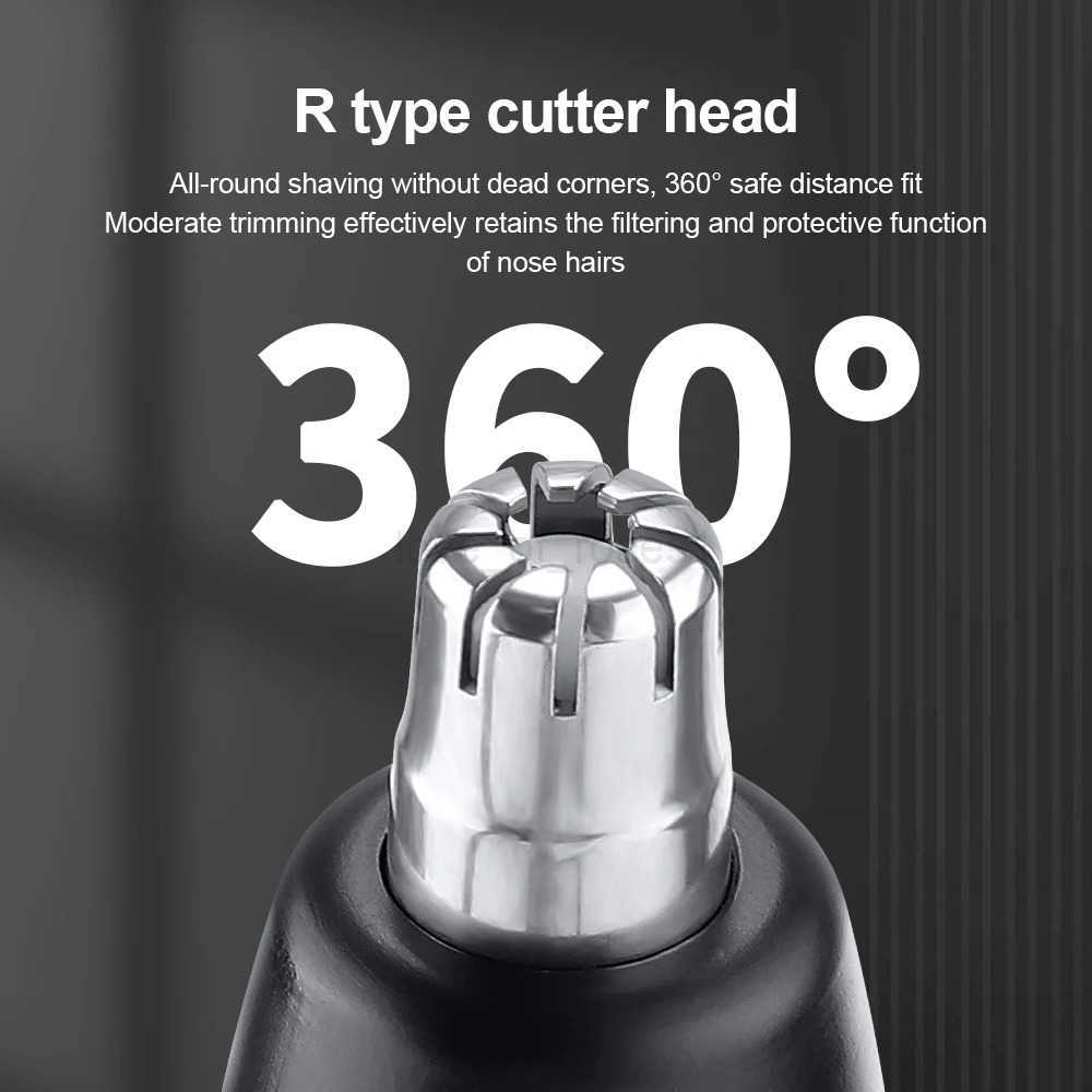 Rechargeable Nose Hair trimmer and Facial Hair remover for Men Nose Hair Shaver for nasal clearance portable grooming tool for Z251030