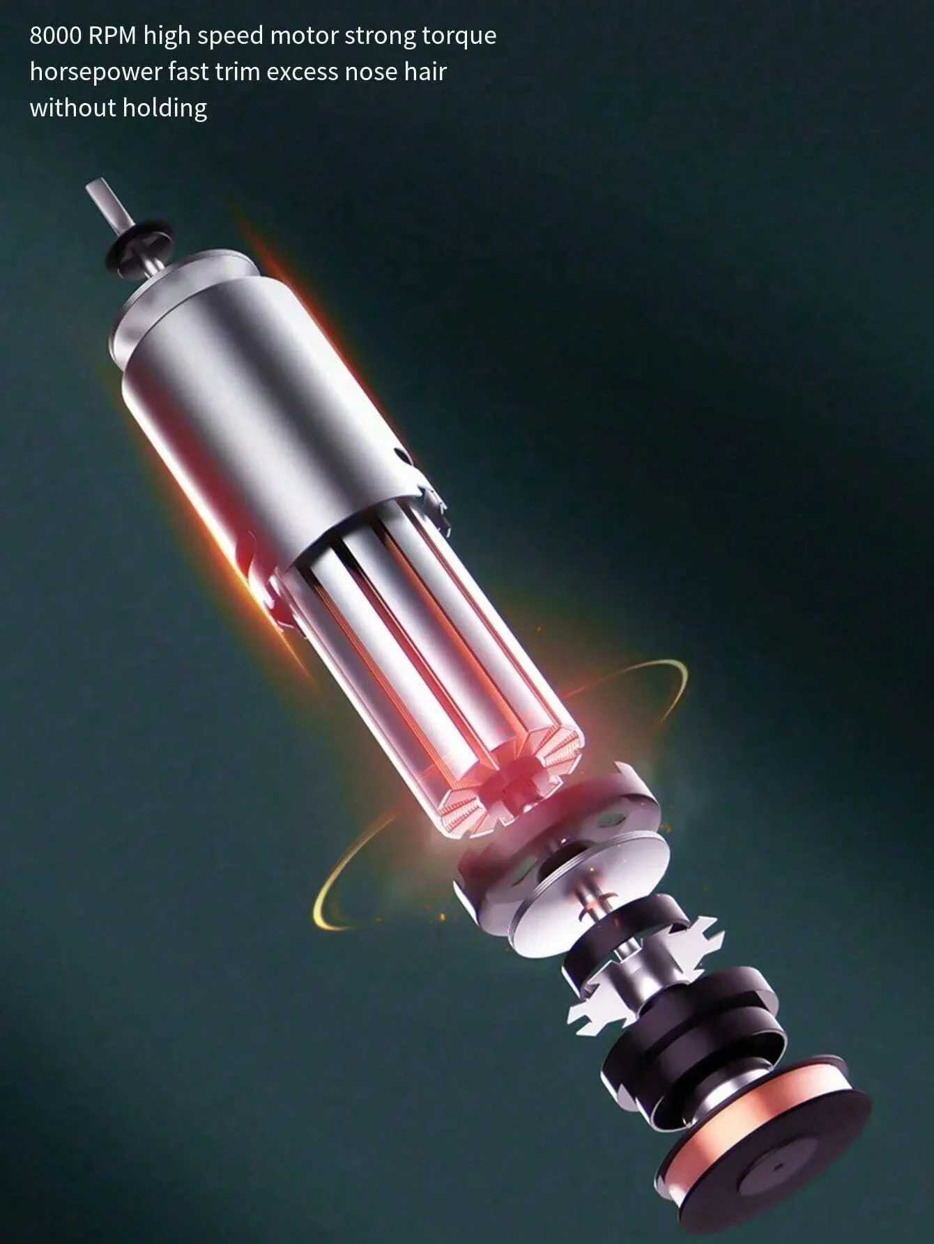 Electric Nose Shaving Device For Safe Facial Care Mens Shaving Ear And Nose Device M251030