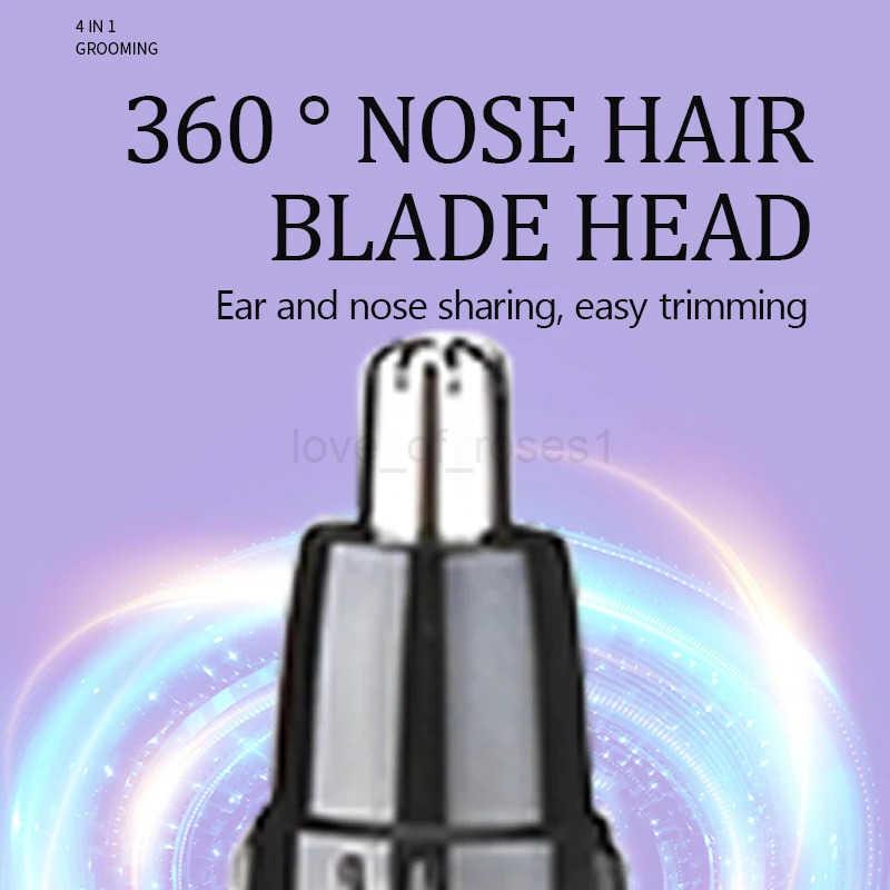 Kemei electric nose hair trimmer rechargeable electric nose hair trimmer nasal cleaner washing blade KM6629 Z251030