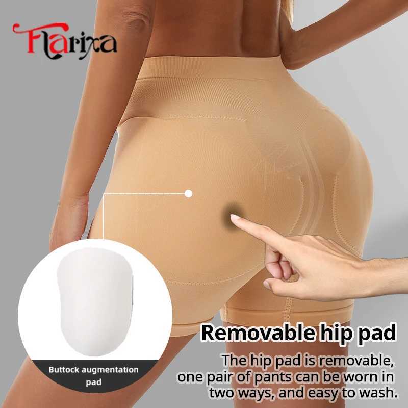 Flarixa Butt Lifter Shaper Panties With Removable Pads Women Hip Dips Shapewear Shorts Hip Enhancer Underwear Body Shaper L251030