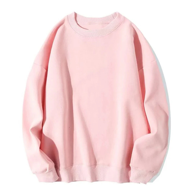 Autumn Girls Chic Round Neck Sweatshirts Lady Comfortable Daily Pullovers Female Korean Solid Long Sleeve Clothes 251028