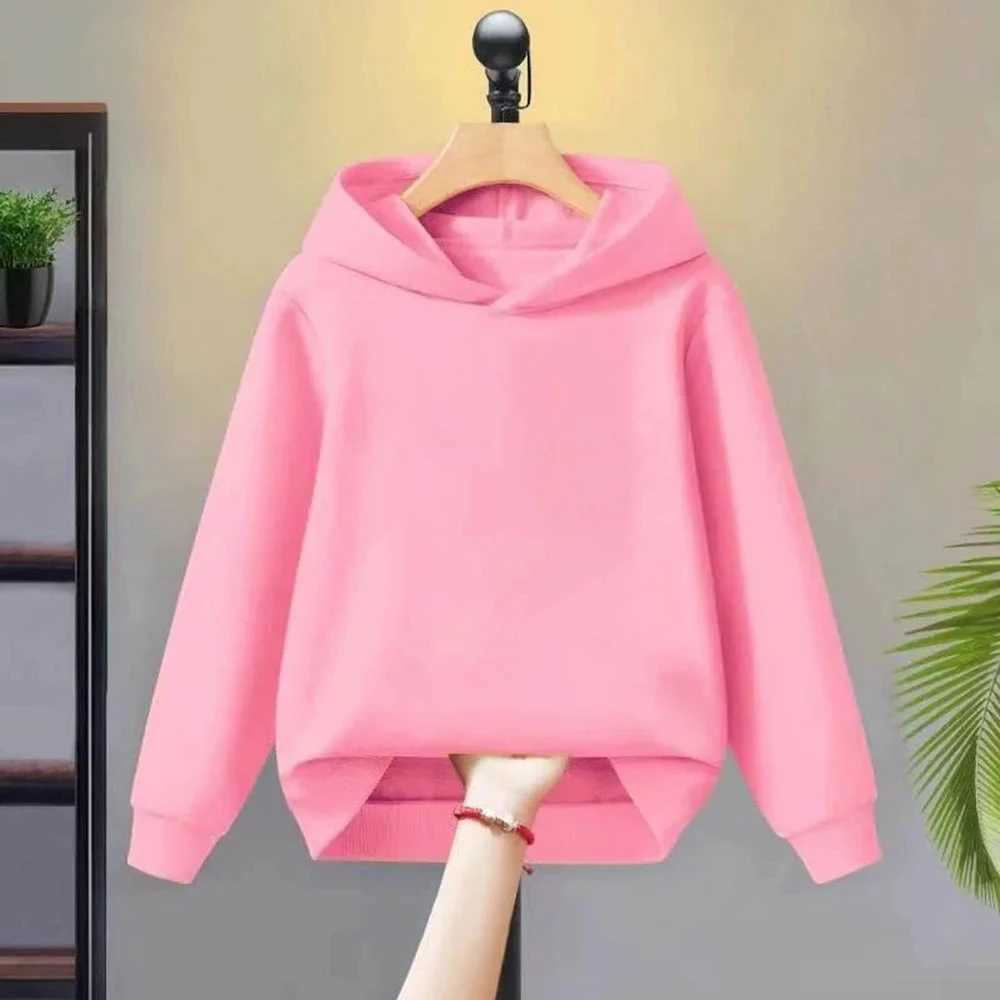 Childrens Hoodie Red pink White black Sweatshirt Boys Clothing Girls Coat Casual Kids Toddler 312 Year tops ClothesT251030