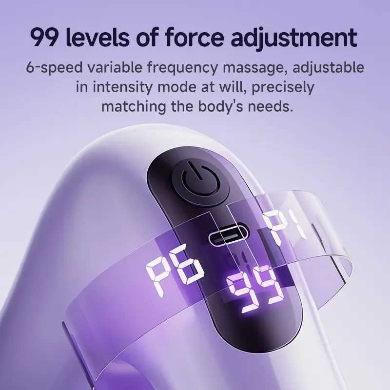 2025 New Massage Gun Fascia Ring Home Peronal Care Hand Free Cordless Electric Body Fitness Fat Reducing Body Belly Back Massage J251030