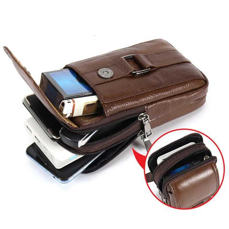 Portable Men Messenger Waist Bag Cell Phe Belt Pack Fi Simple Mtipockets Casual Backpack Outdoor Sport Hiking Sahel Y251011