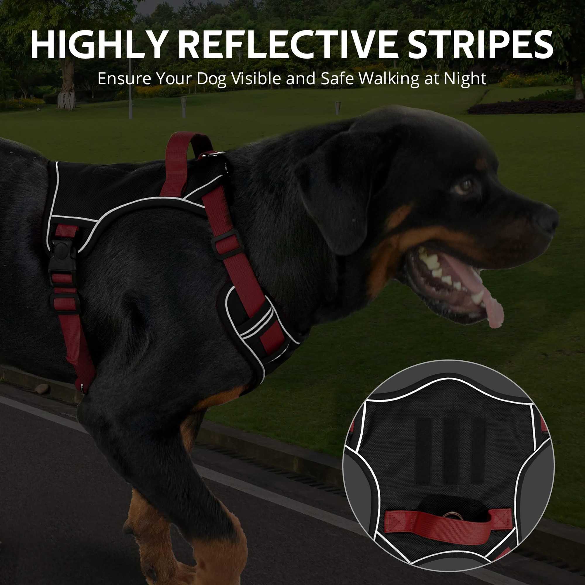 Dog Chest Harness Adaptable to Airtag Chest Harness Outdoor Training Loss Prevention Dog Leash J251129