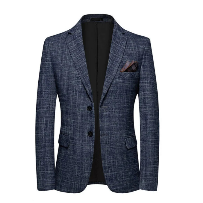 Mens Slim Fit Business Casual Blazer High Quality Fashion AllinOne Banquet Korean Style Handsome Trend for All Seasons 251028