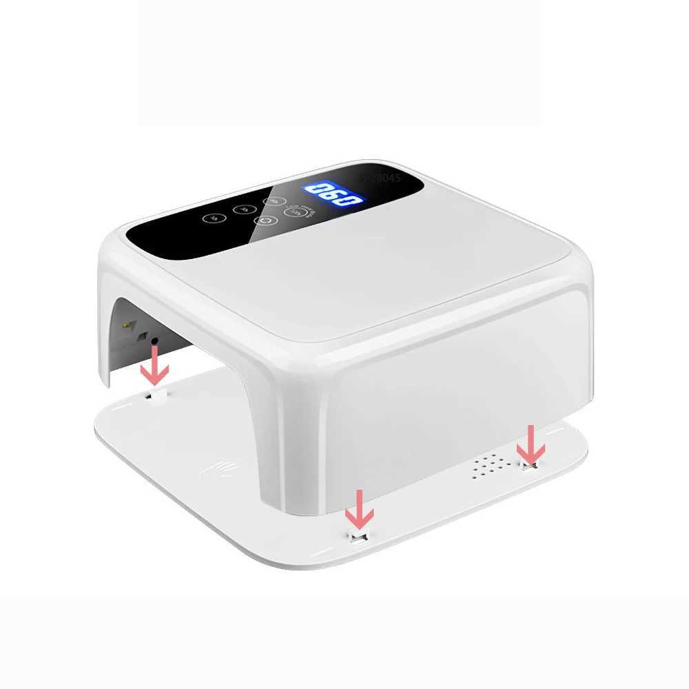 Wireless Led Nail Lamp UV 72W Rechargeable 15600mAH Professional Gel Nail Dryer Nail Polish Curling Lamp for All Gel Nail Polish L251030