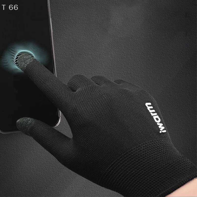 2 Pcs Waterproof Cycling Outdoor Sports Running Motorcycle Ski Touch Screen Fleece for Men Women Full Fingers Gloves J251029