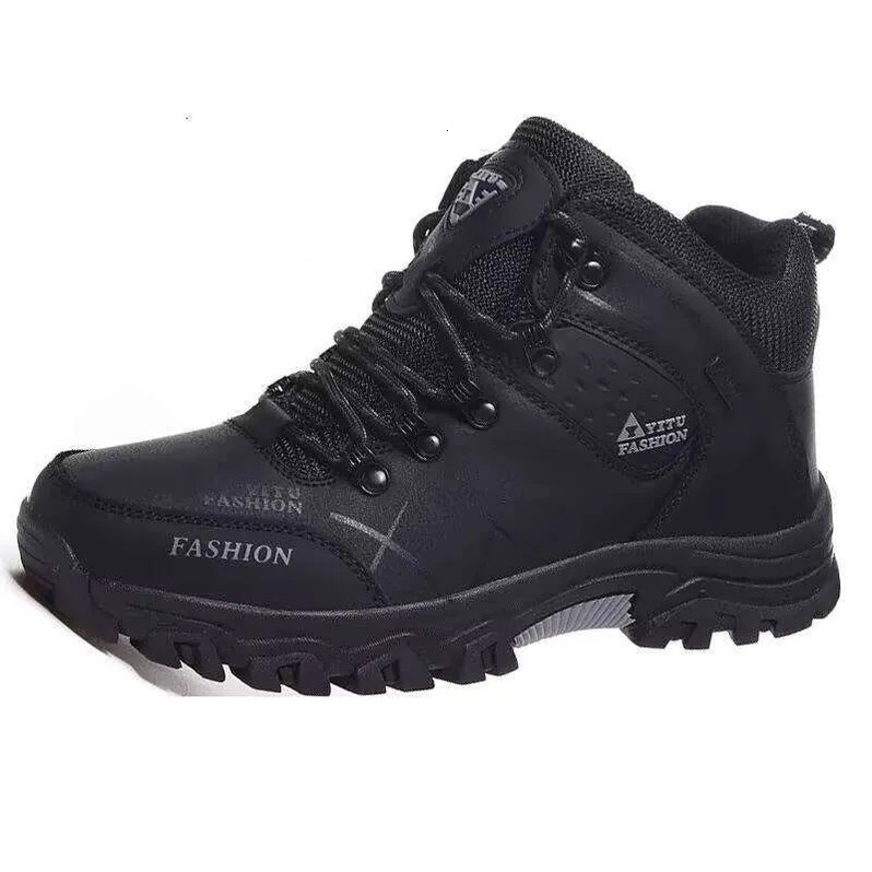 Outdoor Mountaineering Boot Snow Hiking Boots Large Size Unisex Winter High-Top Waterproof EVA Cotton Fabric Fashion Adult Sports Boots