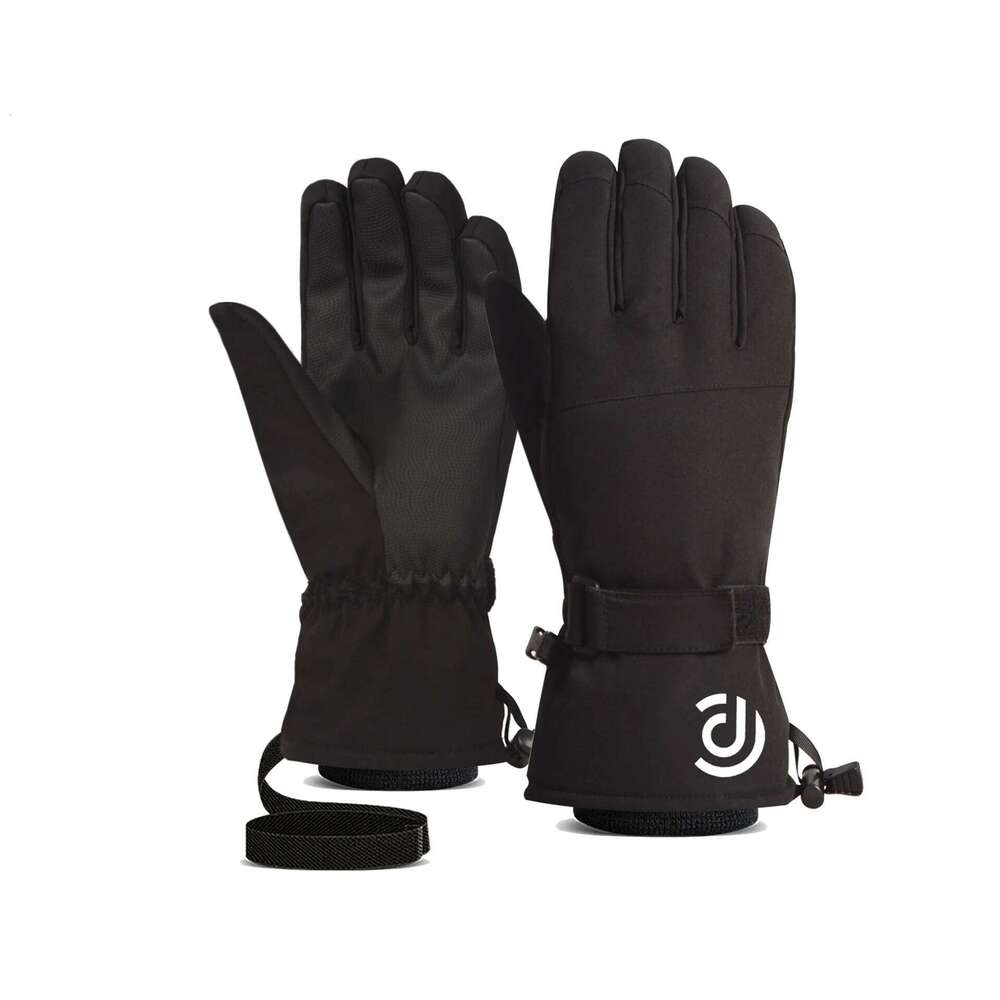 Men's Winter Warm Ski Outdoor Thick Snowboarding Windproof Waterproof For Riding Touch-Screen Skiing Gloves