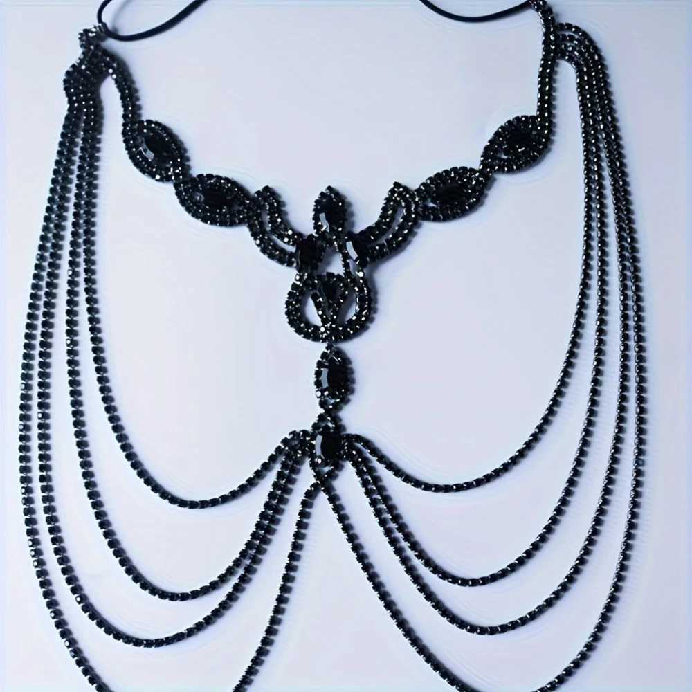 Rhinestone Black Mask for Women Luxury Mask Fashion Masquerade Party Mask Accessories Ladies Face Jewelry Mask 2025W251029