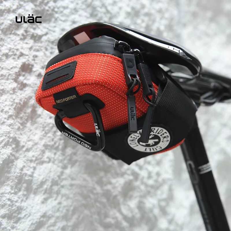 ULAC Mini Portable Bicycle Saddle Bag 05L Waterproof Tail Bag MTB Road Bike Quick Release Rear Bag Cycling Seat Pack H251029