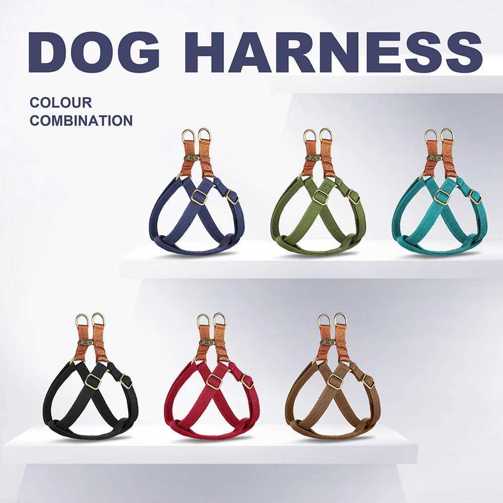 Custom Nylon Buckle Dog Harness Durable Pet Dog Harnesses Reflective Pet Walking Vest Adjustable for Small Medium Large Dogs Pug J251129