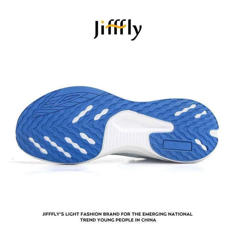 Jifffly 2025 Summer New Men's Running Shoes Mesh Breathable Lightweight Soft Sole Non-Slip Shock Absorption for Outdoor Sports