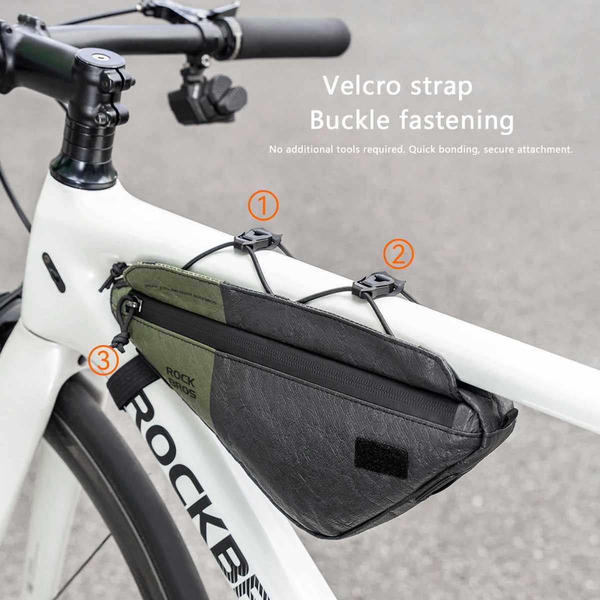 BIke Frame Bag 07L Cycling Triangle Bottom Tube Bag Wearresistant Durable Cycling Travel Storage Bag H251029