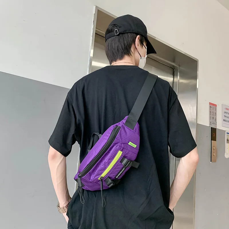 Multifunction Waterproof Hip Hop Waist Bag Men Women Hip Hop Techwear Chest Bag Motorcycle Casual Sport Crossbody Bag 251030