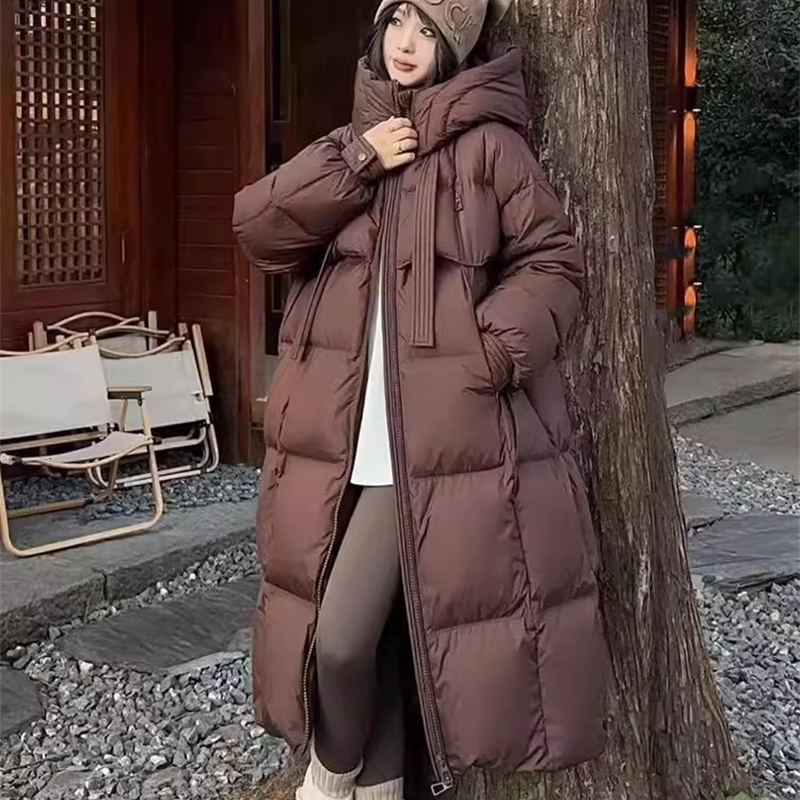 Womens Winter Down Jacket Parkas Woman Clothes Warm Thick Loose Winter Coats Long Padding Padded Jacket HWY290 251029