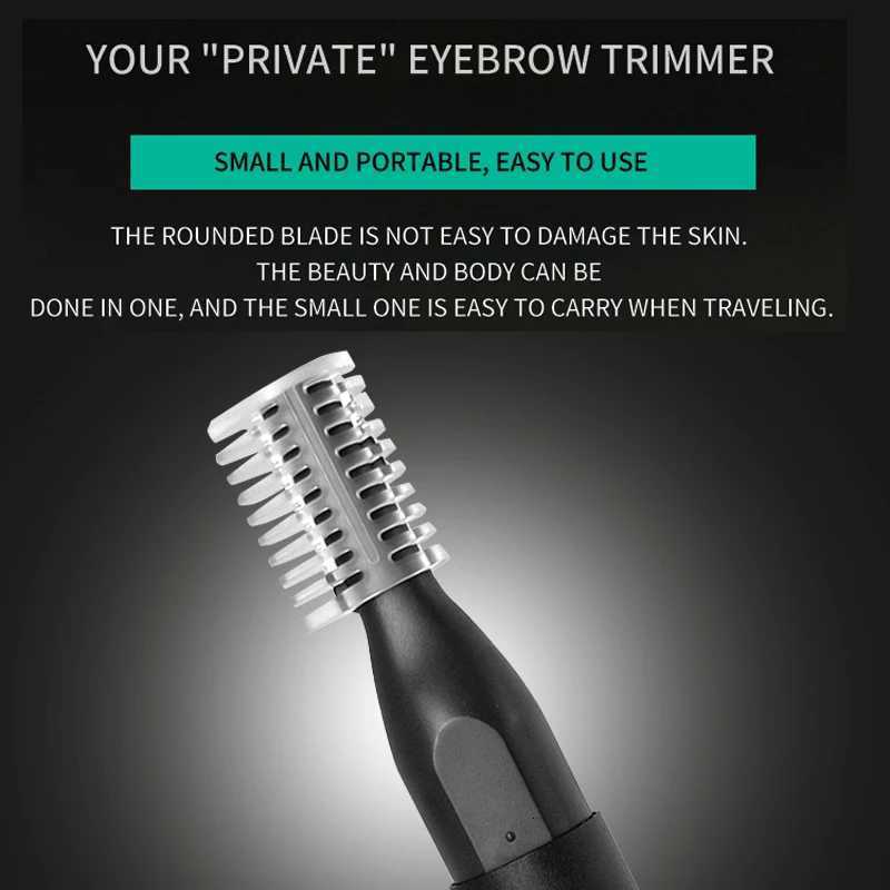 Electric Hair Trimmer for Nose Men Painless Rechargeable Sideburns Eyebrows Beard 3 in 1 Hair Clipper Shaver M251030