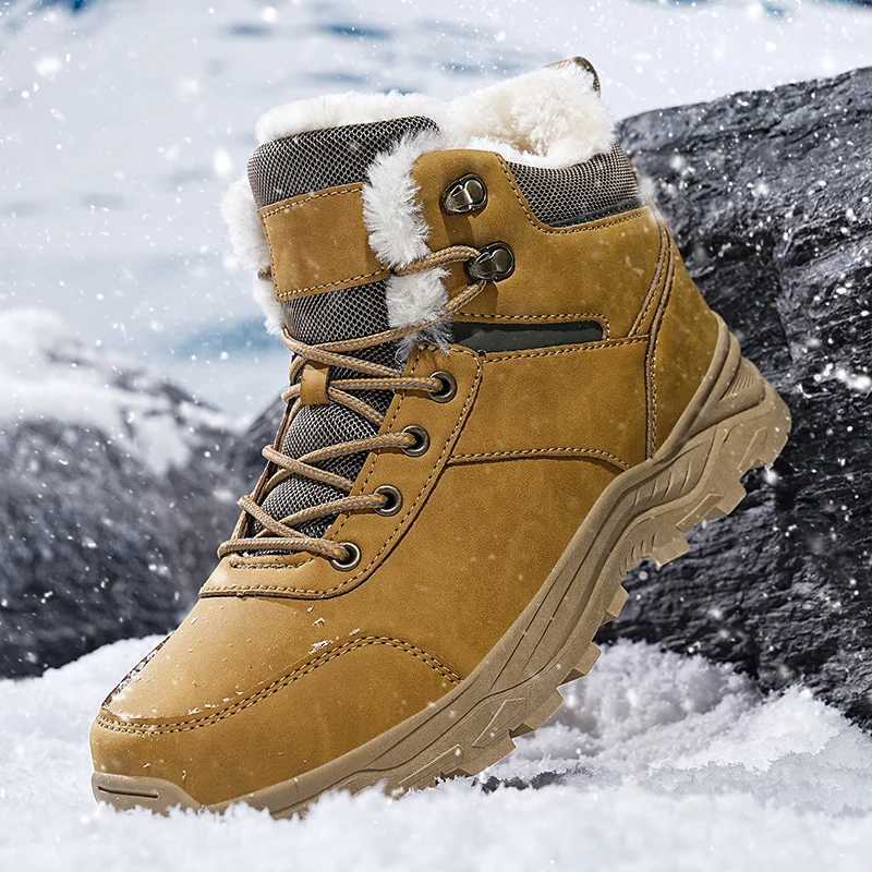 Male Sneakers Outdoor Shoes for Men Winter Sport Ankle Boots NonSlip Winter Boots for Men Loafers Soft and Comfortable Fashion Z251029