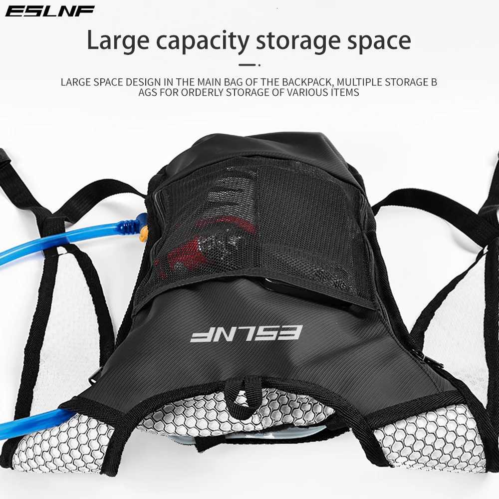 ESLNF Bike Bags Portable Backpack Large Capacity Cycling Water Bag Outdoor Sport Climbing Hiking Pouch Hydration Backpack H251029