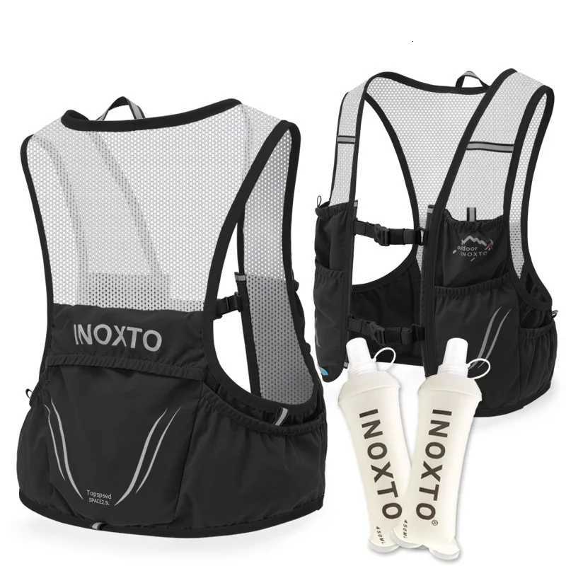 Lightweight Running Backpack Hydration Vest Suitable for Bicycle Men Marathon Hiking Ultralight Portable 2L Two 450ml Kettles H251029