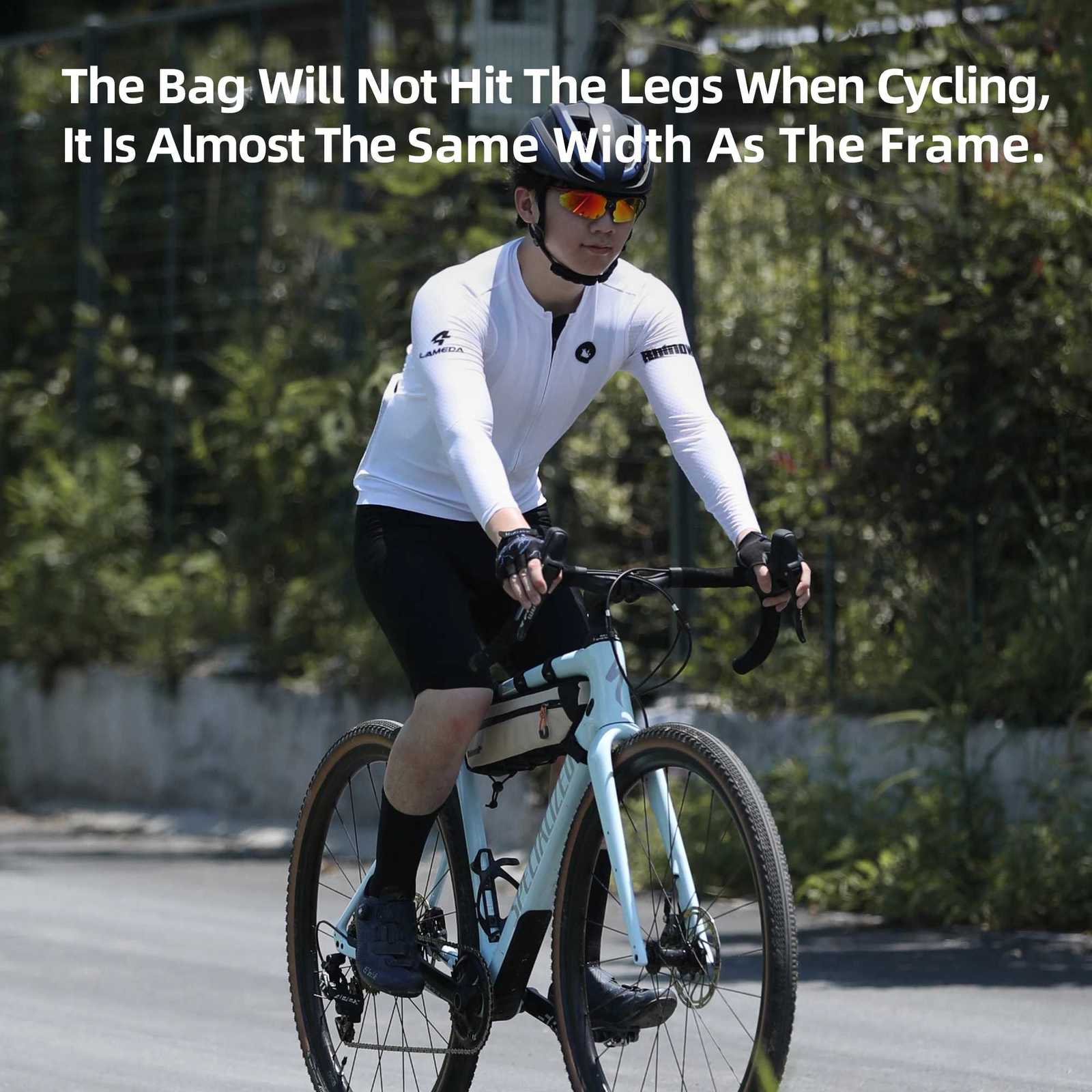 Rhinowalk Bike Bag 21L27L Bicycle Frame Under Tube Bag Dirtresistant MTB Road Gravel Bike Triangle Storage Bag 1 Piece Sale H251029