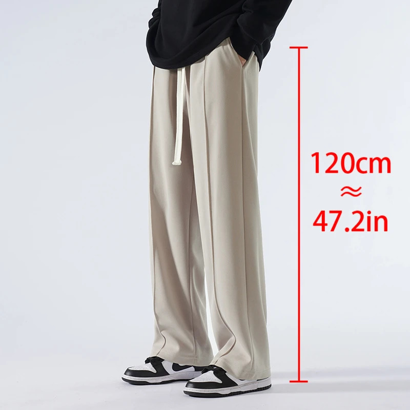 2025 Summer Plus Size Mens Pants 190 Tall Mens Extra Long Version Pants Highquality Straight Leg Sports Casual Pants 251028