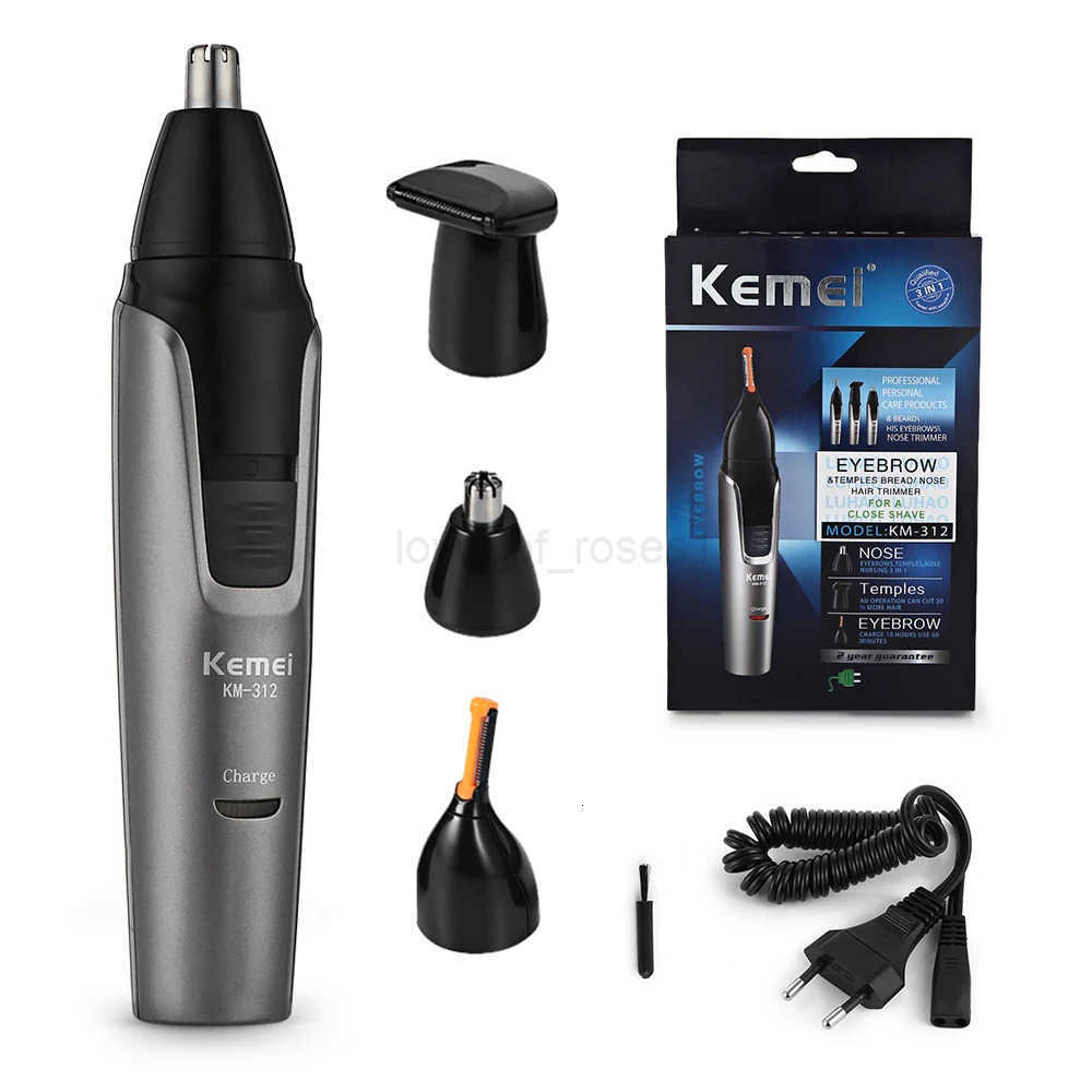 3in1 Rechargeable Nose Trimmer Beard Trimer For Men Micro Shaver Eyebrow Nose Hair Trimmer For Nose And Ear Cleaner Grooming Set Z251029