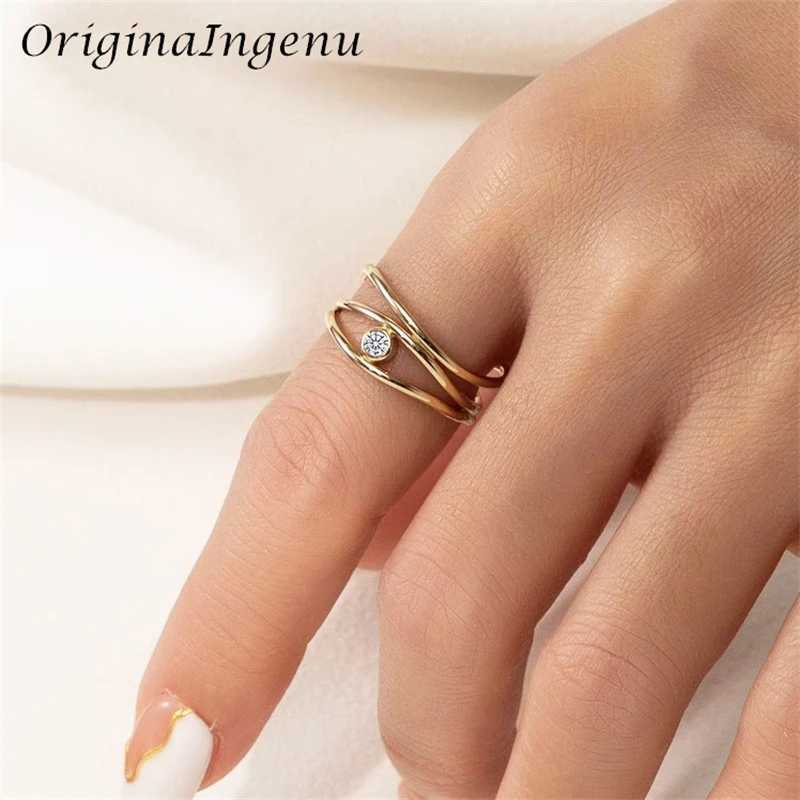 14K Gold Filled Moissanite Ring Personalized Handmade Band Ring Minimalism Jewelry Tarnish Resistant Jewelry Boho Women RingW251030