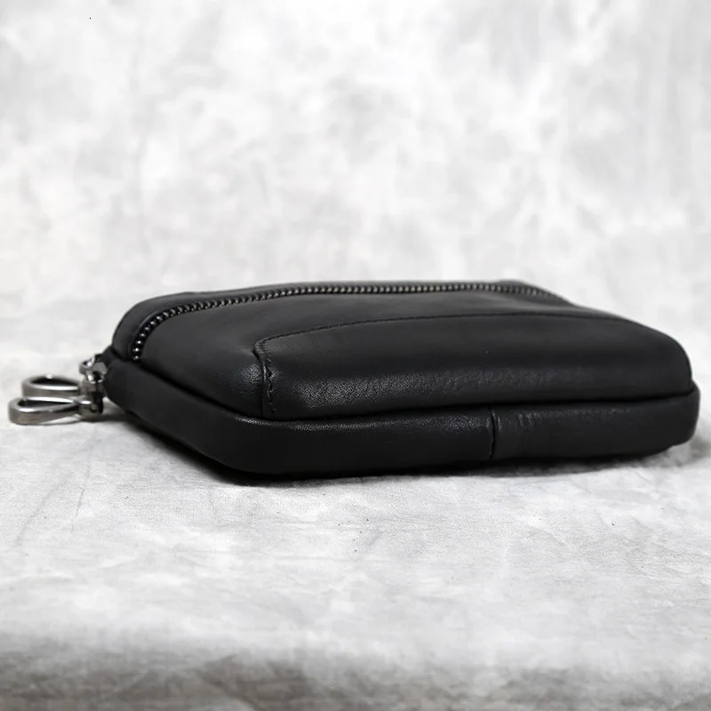 Mens Genuine Leather Retro Hanging Bag Head Layer Cow Leather Casual Horizontal Belt Mobile Phone Waist Bag 251021