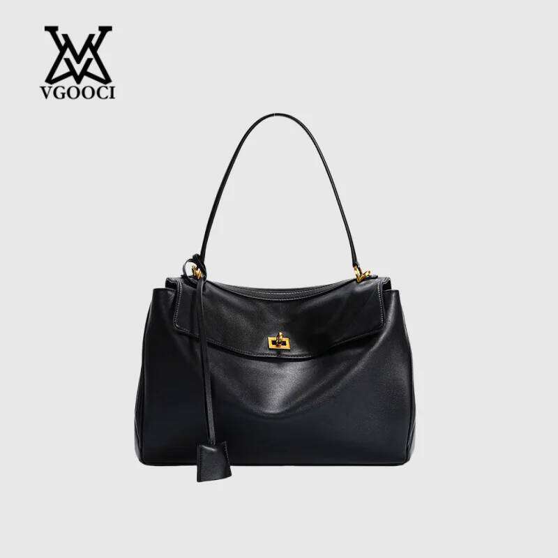 Designer bag 52 New Rodeo bag Genuine Leather Women's Tote Large Capacity Advanced Lock Fashion High Sense Underarm Bag