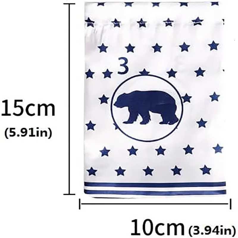 Advent Calendar Gift Bag Set 24pcsset DIY Christmas Advent Calendar Santa Claus Christmas Doll Merry Christmas Navidad kid Gift C251030