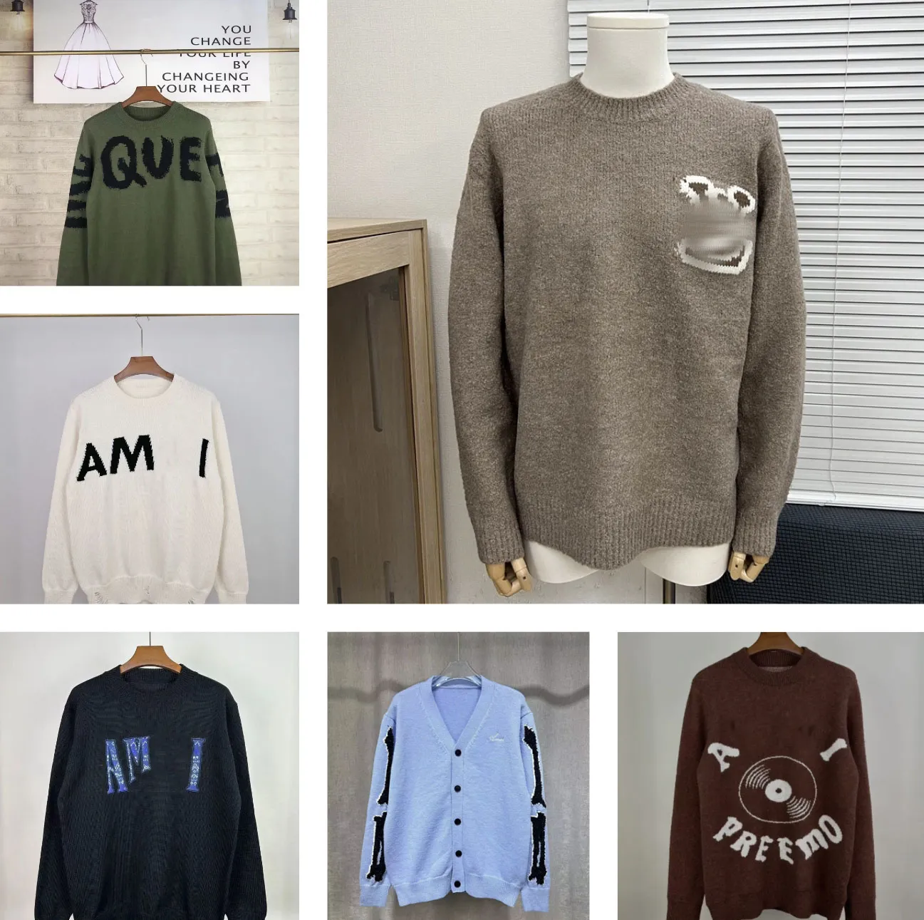 Designer Sweaters Men's Y2K Harajuku Knit Sweater Distressed Style Retro Embroidered Round Neck Casual Hip Hop High Street Unisex Long Sleeve Sweater 2026