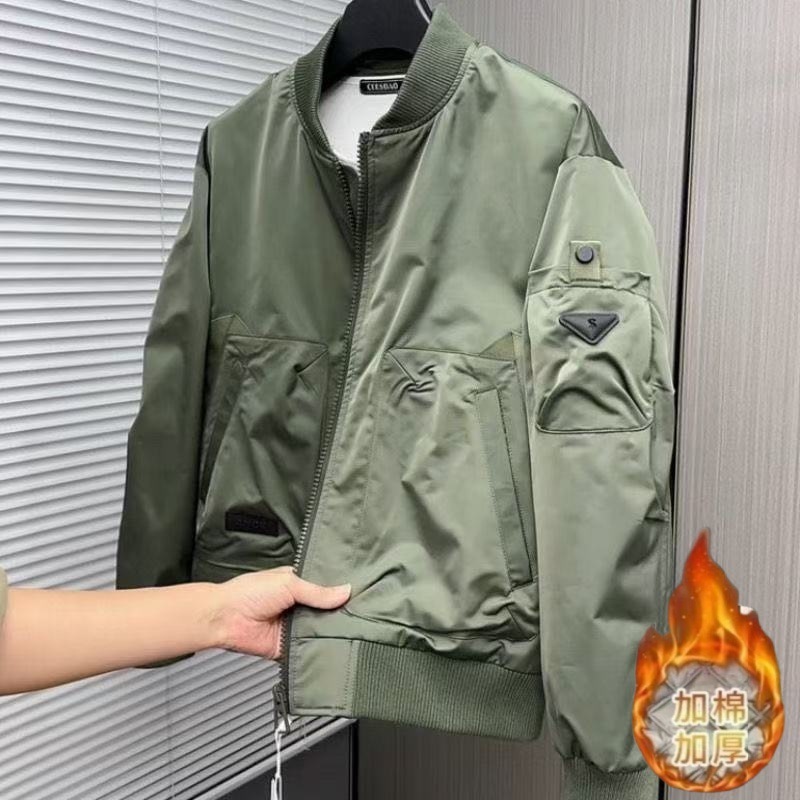 Designer Coat Men's Jacket Coat Spring Autumn 2025 New Simple Color Versatile Cool High-end Outdoor Workwear Baseball Jacket