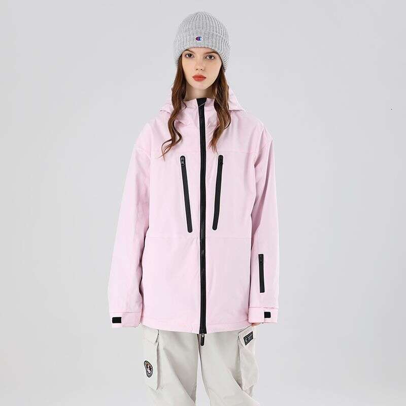 Women's Winter Top Men's Ski Windproof Waterproof Warm Double Breathable Single Board Snow Suit