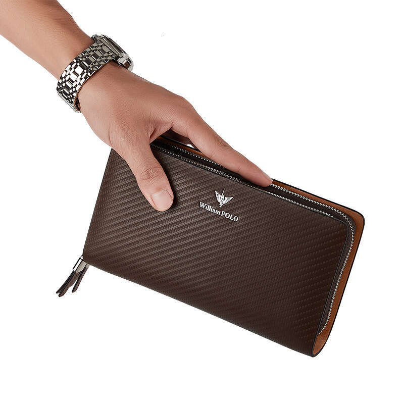 Men's High-end Clutch Bag Extra Large Capacity Handbag Business Wallet for Men