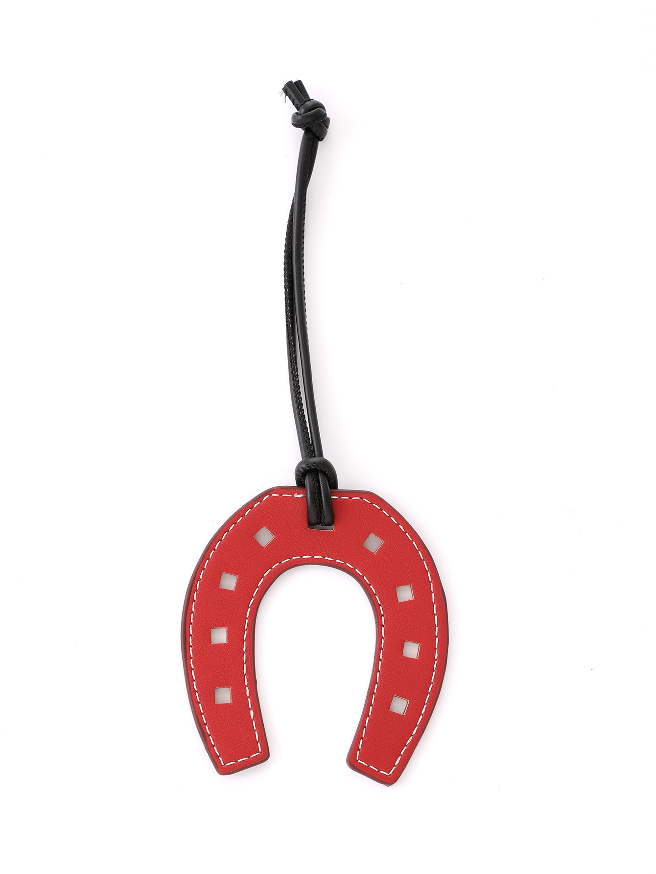New Horse Hoof Handmade Sewn Leather Pendant Tote Bag Decoration Keychain