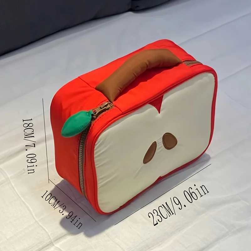 1 Piece Shaped Lunch Bag Cute Fruit Design Portable Insulated Tote Durable Structure for Kids School Picnics Daily J251115