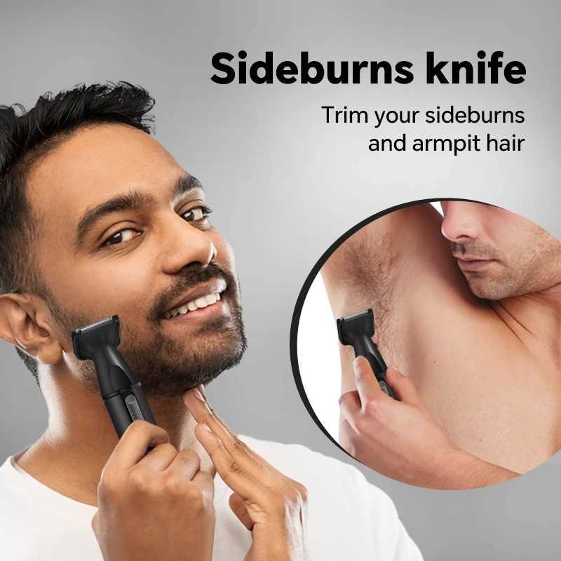 4 in1 Beauty Set USB Rechargeable Electric Shaver Ideal for Shaving Beards Nose Hair Eyebrows and Hair M251030