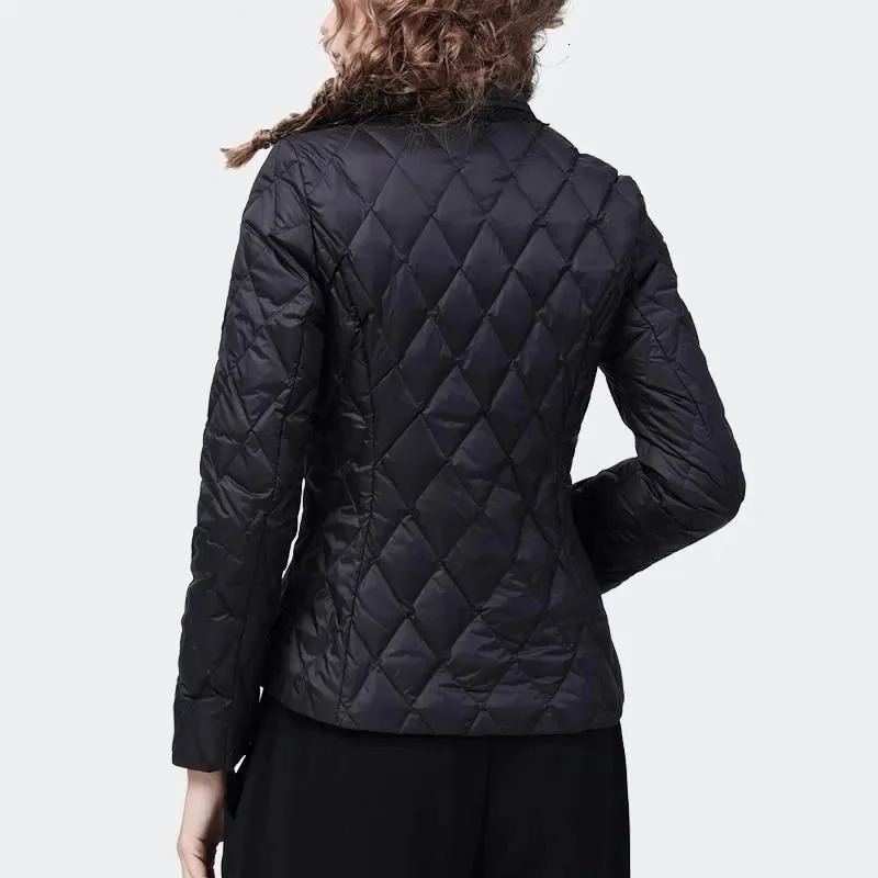 Women Parkas Short Highquality Elegant Thin Slim Waist Casual Down Cotton Jackets Coat Autumn Female Parka Outwear 251015
