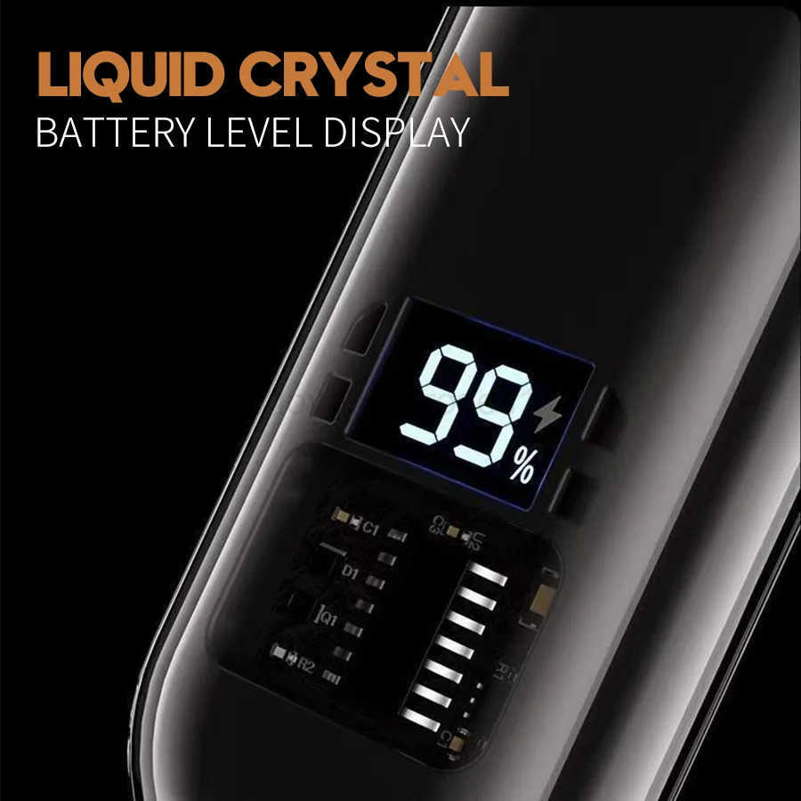 2025 New Electric Nose Hair Trimmer Mini Pocket Nose Ears Hair Eyebrow Trimmer for Men Rechargeable Clipper home appliance Z251030