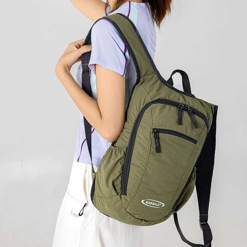 Lightweight Foldable Climbing Backpack Sports Gym Hiking Rucksack Outdoor Camping Cycling Bag Mens Travel Portable Shoulder Bag H251029