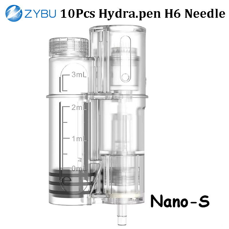 Hydra.Pen H6 Containable 10 Pcs Dual Needles Cartridges Microneedling Parts Automatic Import Essence 18 Pins 36Pins 42Pin Nano HS HR Roller Hydra Derm