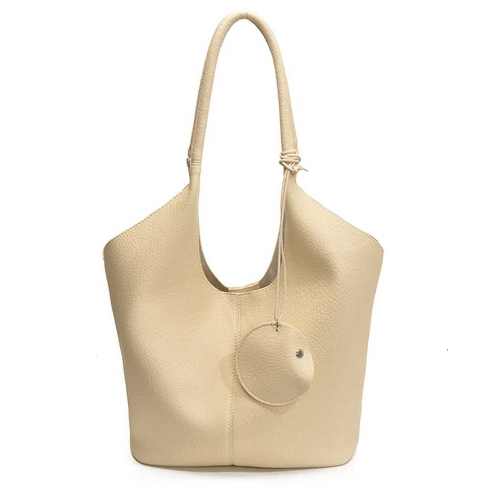 Designer bag PU Leather AllMah Shoder Bag Lychee Pattern Elegant Tote Bag Solid Color Casual Armpit Bag Cmute Bag with Mahing Cluh Y251029